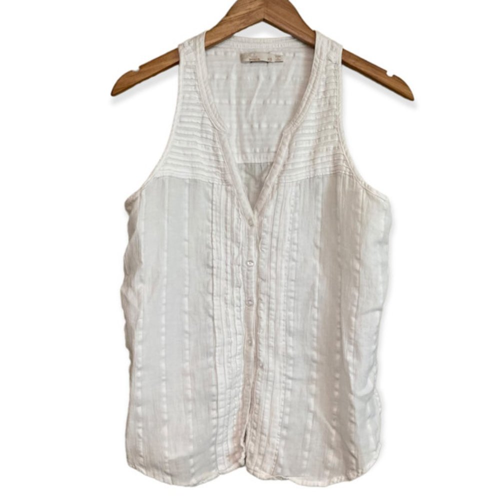 Prana Nieves Tank Top White XS